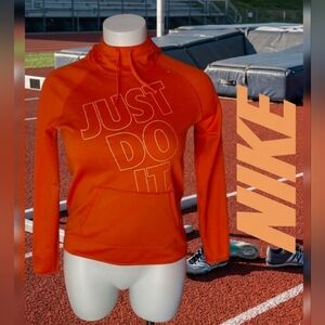 🧡 Nike Dri-FIT “Just Do It” Hoodie — NWT — Size M 🧡